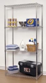 Chrome Wire Shelving